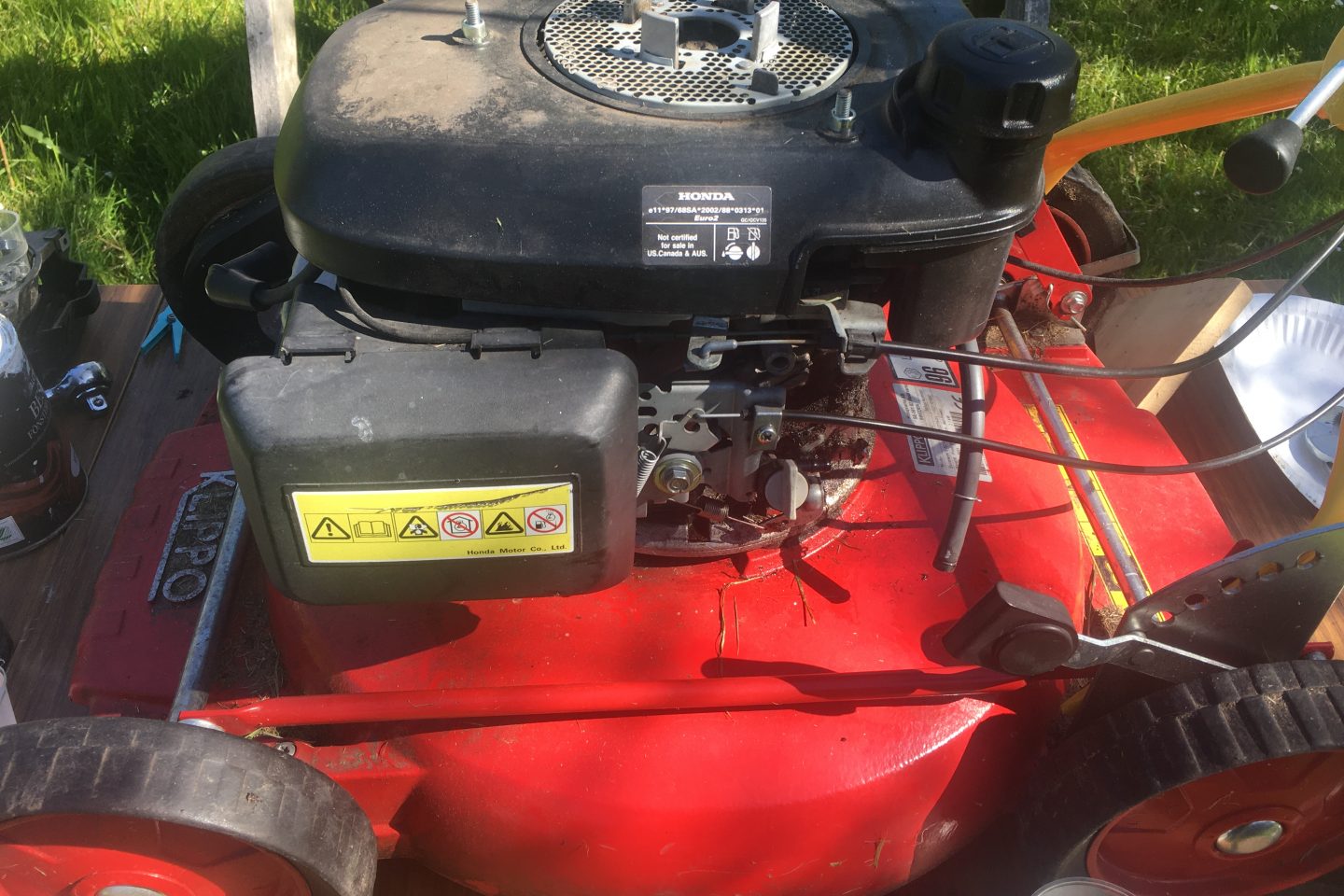 Solve starting problems with lawnmowers